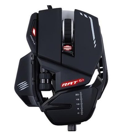 MAD CATZ R.A.T.6+ - mus - USB - svart