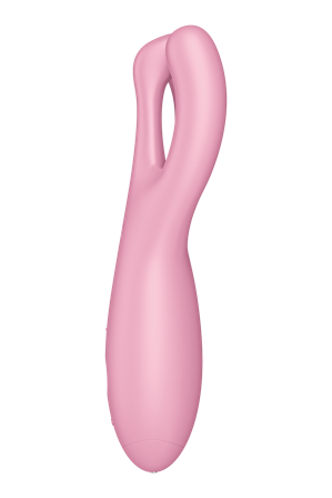 Threesome 4 med Connect App - Rosa - Vuxen.se - Liten klitorisvibrator, fingervibrator, bullet vibrator