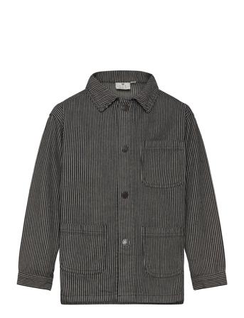 Tnlondon Uni Denim Overshirt Navy The New