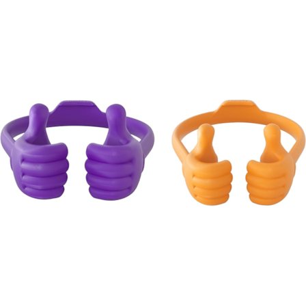 Thumbs Up 2-pak Tablet Stand, Tablet Display Stand Holder til skrivebord, Tablet Stand Kompatibel med iPad-serien, Samsung Galaxy Tabs