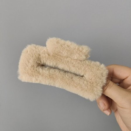 Plyshårklo hårkæbeclips 1 1