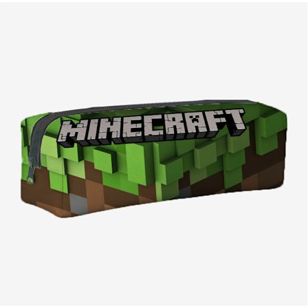 Nytt Minecraft spilltilbehør student skolesekk stor kapasitet student glidelås penalhus mønster-FF1- mønster 8