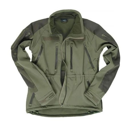 Taktisk softshell-jacka - Tactical - Grön - Vindavvisande - Vattenavvisande - 4 fickor