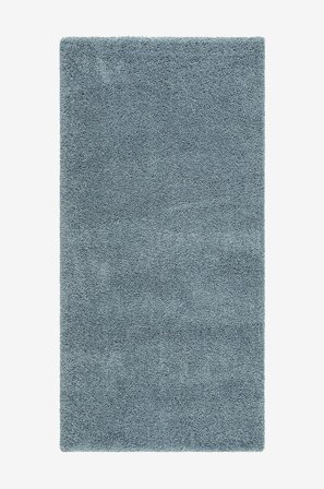 KM Home - Ryatæppe Lounge - Blå - Luv- & ryatæpper - 80X250 - Fra Homeroom