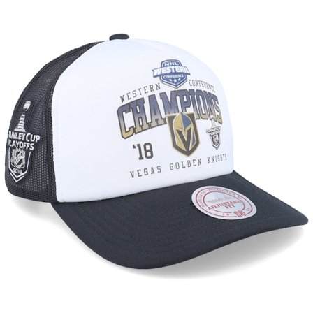 Mitchell & Ness - NHL Blanc trucker Casquette - Vegas Golden Knights Champions White/Black Trucker @ Hatstore