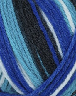 Garn Viking Raggen Blå multi - Viking of Norway