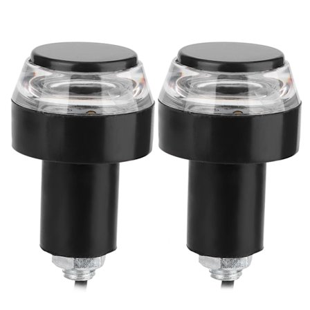 2 stk LED Nummerpladelys Signallampe 27,6 tommer Kabel Tilbehør til Motorcykel ATV Scooter Hvid Til Blå