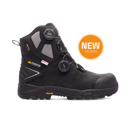 Monitor Arctic Mid Skyddskänga svart, fodrad, BOA, S7S 42, Skor