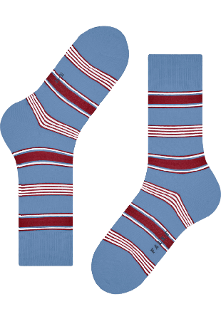 Falke Marina Stripe Strumpor Herr Blå 43-44