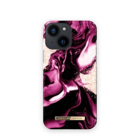 Ideal Of Sweden Iphone 13 Mini Skal - Golden Ruby Marble Röd