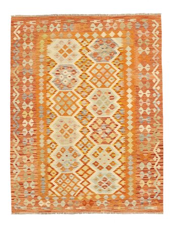 Small Kilim Afghan Old Style Rug 158X200 Wool