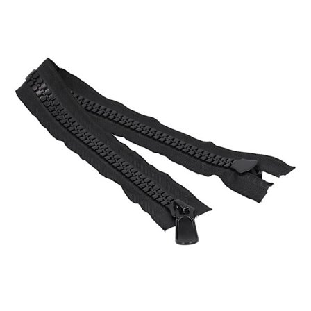 Suuri muovinen vetoketju vetimillä, avoin pää, telttapussin vetoketjut DIY-ompelutarvikkeisiin 61 cm