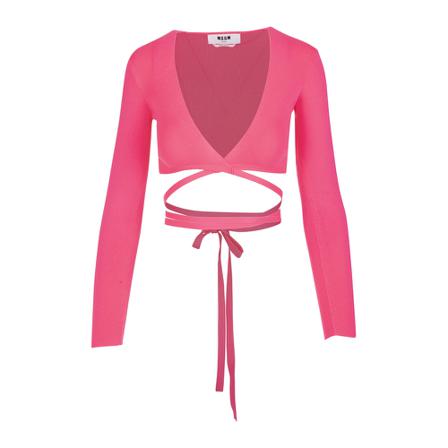 Msgm Sweaters Pink, Dame
