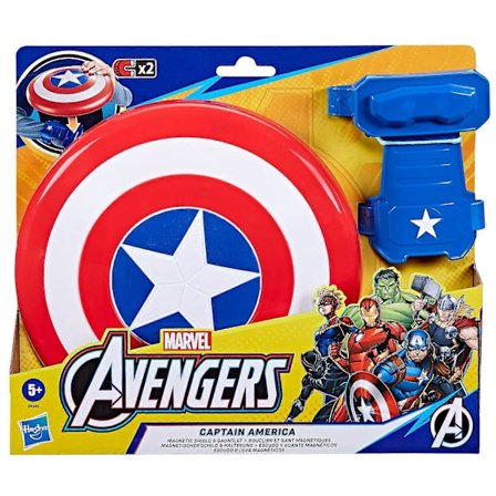 Avengers Rollspel Kapten Amerika Magnetisk Sköld Och Handske
