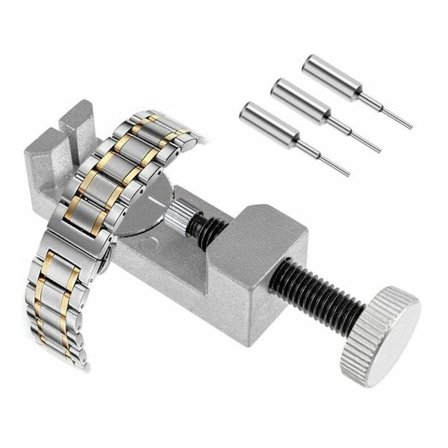 Justerbar stiftstång kompatibel med klockor/ur + 4 olika storlekar stiftstänger -