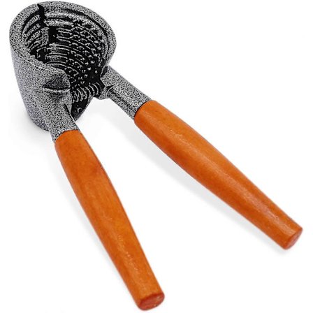 Kraftig Nøddeknækker Pekan Valnød Tang Åbner Værktøj Med Træhåndtag