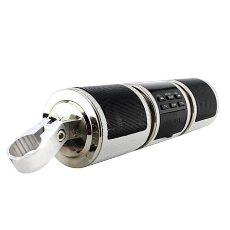 Motorcykel Lydsystem med Bluetooth Trådløs, FM Radio MP3 Afspiller Stereo Højttalere Højtydende Effektforstærker Indbygget, Avanceret Vandtæt