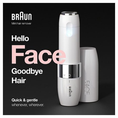 Braun Face Trimmer, Skincare, Hårfjerning, Trimmere