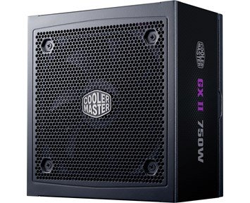 Cooler Master GX II Gold 750W Modular A/EU cord - 750 W modulärt ATX-nätaggregat med tyst kylning