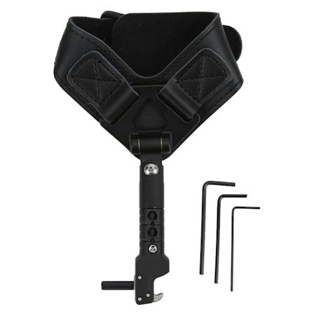 Jousiammunta Yhdistelmäjousi Vapautus Apuvälineet Laukaisin Säädettävä Jousi Vapautus Rannehihna Ammunta Rannehihna Levitys Musta