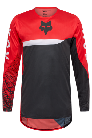 Motokrosový dres FOX Flexair Fracture Fluorescenční červená M
