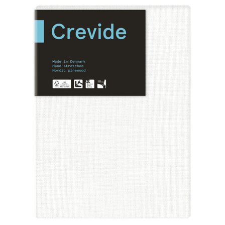 Crevide Toile à peindre Lin Blanc 24x33 (F4)