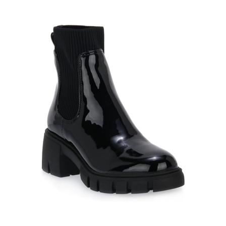 Steve Madden, Boots BLK Hutch Zwart, Dames, Maat:38 EU