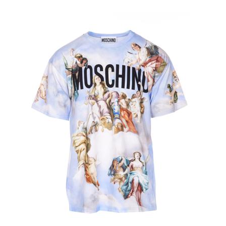 Moschino T-Shirts Blå, Herre