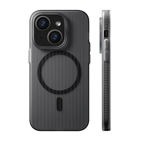 iPhone 14/13 Mobilskal Korrugerad Anti-Halk - Svart