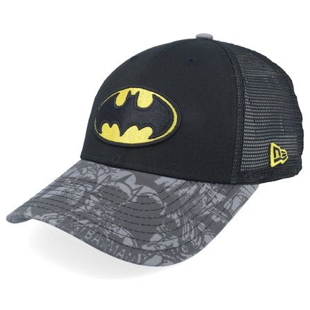 New Era - Zwart trucker Cap - Kids Dc 9FORTY Black Trucker @ Hatstore