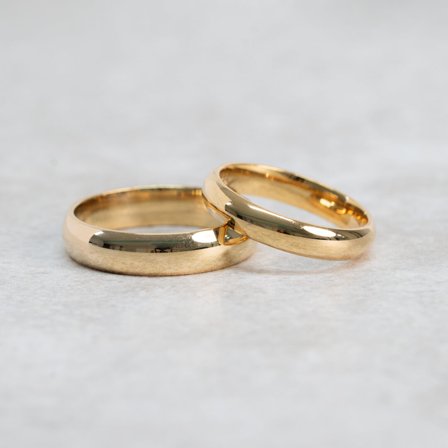 Alm, 18K Gelbgold : Gravurstil - Bitte wählen Sie