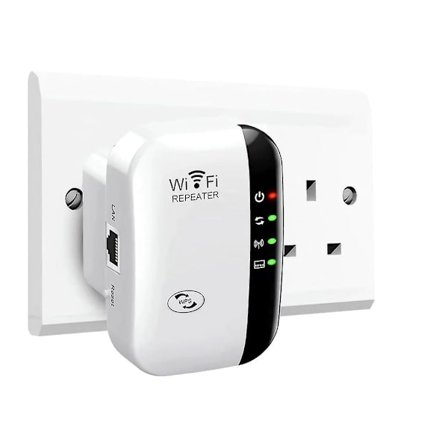 WiFi-förstärkare 2024 Nyaste WiFi-förstärkare WiFi-repeater Täckning upp till 3000 kvm Anslut 45 enheter Internetförstärkare Vit