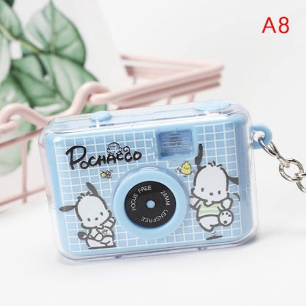 Sanrio Kuromi Melody Cinnamoroll Mini Camera Car Nyckelring A8