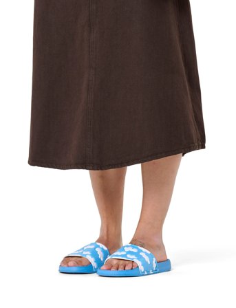 Happy Socks Cloudy Slider - Blue - 40-41