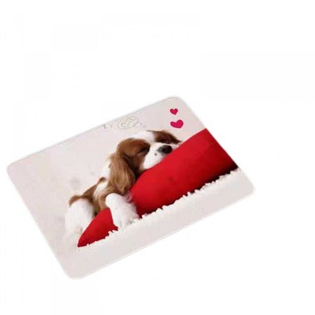 Spillemusemåtte 210x260x3 mm skridsikker spillemusemåtte kontormusemåtte dyr beige