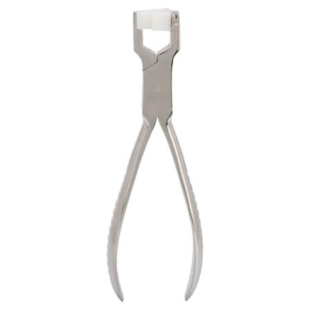 Glasögonböjande justeringstång i rostfritt stål med vågigt handtag för glasögonreparation justering av ändstycke bro