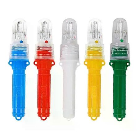 Marint Signallys Vanntett LED Fiskelys Fiskeri Dobbel Blinklampe Bøye Signallys Vanntett Nett Blinkvarsellys