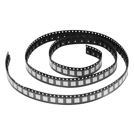 100 stk. WS2812B RGB LED-chip 5050SMD Hvit PCB WS2812 Individuelt Adresserbare Chip Pixler DC5V (Haoyi