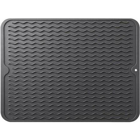 Diskställningsmatta, Snabbtorkande Silikon Diskställ, Brädunderlägg för Köksbänksbordstillbehör, Värmebeständig Diskavrinningsmatta