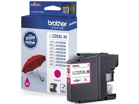 Brother Bläckpatron LC-225XLM, magenta - Lyreco - Toner och bläck - Bläckpatroner - Bläckpatroner Brother