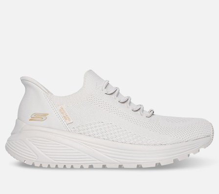 Skechers, Slip-ins: BOBS Sport Sparrow 2.0 - Lucky Run, 35, Hvid, Dame