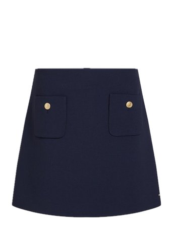Punto Short Skirt Navy Tommy Hilfiger