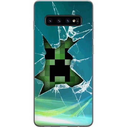 Kompatibel Mobilcover til Samsung Galaxy S10 Minecraft