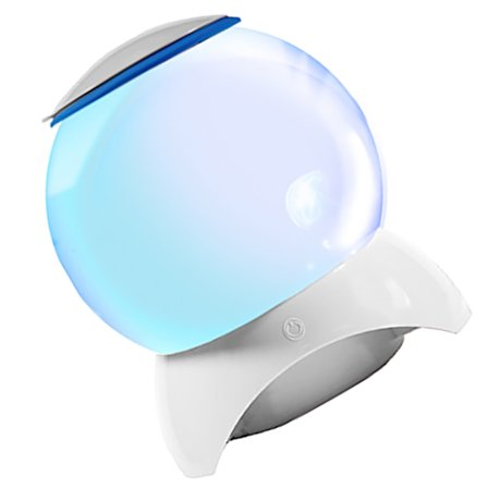 Klart akvarium til vandmænd med LED og pumpe til hobbyfolk og begyndere