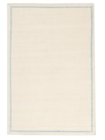 Handloom Pattern Vloerkleed Modern Beige/Geel (Wol, India)