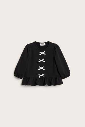 Kappahl | Bluzka z kokardami | Czarne