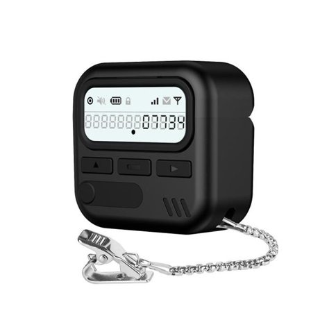 Retrohenkinen suojakotelo AirPods 4:lle – Musta