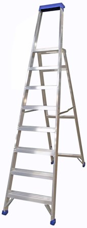 Skeppshultstegen 5050-08 Trappstege med hylla 8 steg, 1855 mm, Stegar & ställningar