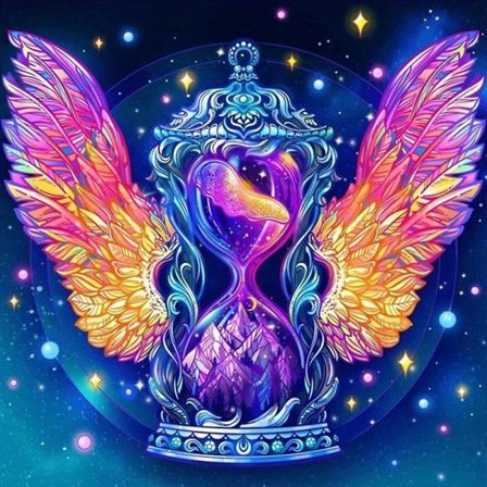 Dww-30 X 40 Cm, timeglas Vinger Diamantmaleri Broderi Diamant Maleri Lærred 5d Billede Barn Voksen Rhinestone Sæt Puslespil Tegning Dekoration Væg