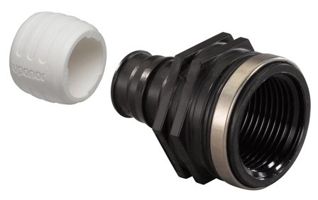 Uponor 1880235 Kobling rett, innvendig gjenge 25 x 25 mm, Installasjon